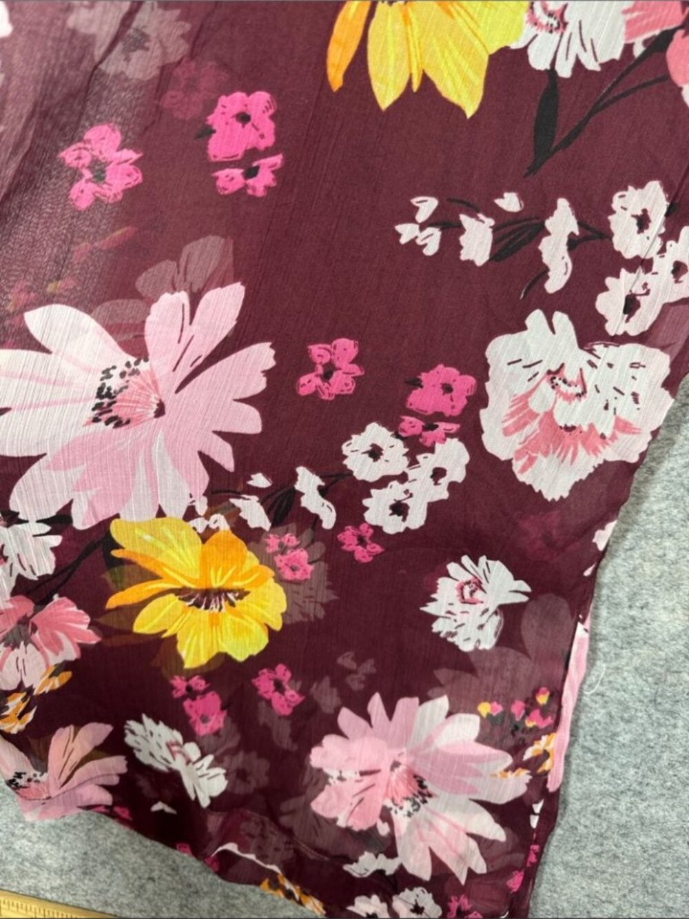 Soaked In Luxury Wide Leg Floral Pull On Pants Large Boho Vacation resort Summer - Picture 8 of 15